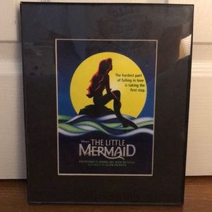 Framed Playbill of The Little Mermaid